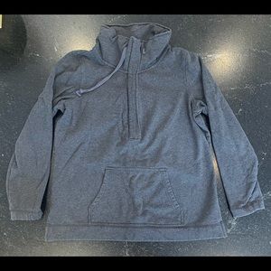 Grey Turtleneck Sweatshirt